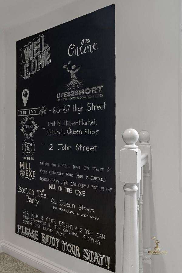 Luxe Courtyard Apartment For 4 Near Exeter City Centre Eksteriør billede